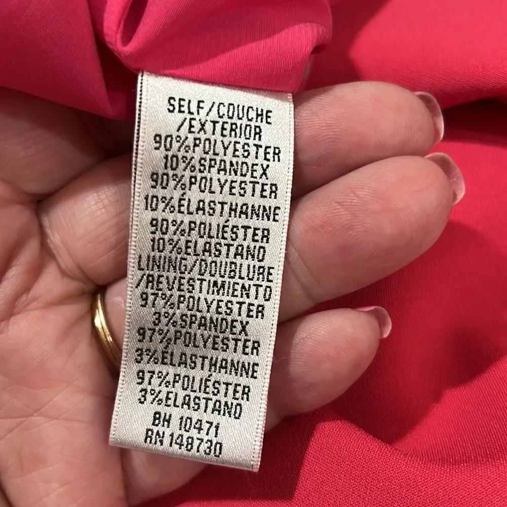 Nicole Miller Pink and Purple Asymmetrical dress size 4 - Picture 15 of 16